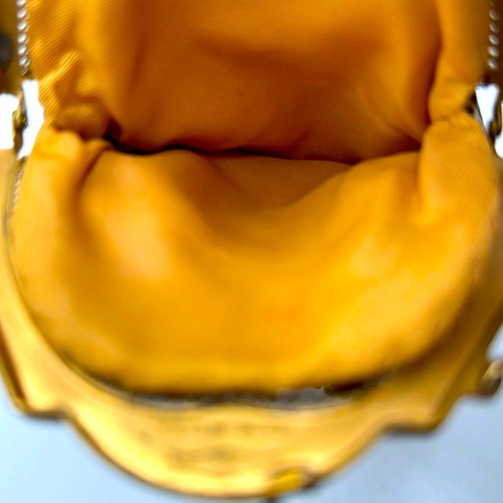 Vintage whithing & Davis C.O gold bag - Picture 5 of 6